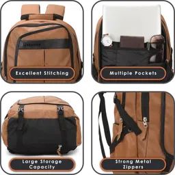 roadster Large 35 L Laptop Backpack SEEK unisex backpack with Rain Cover image 5