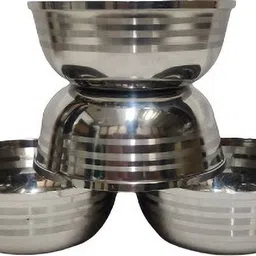 dynore Steel Vegetable Bowl Stainless Steel Vegetable Bowl/ Curry Bowl/ Katori/ Wati/ Dessert Bowl-picture-27