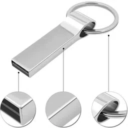 Harry Metal Key Chain USB Flash Drive Sleek, Portable & Durable 64 GB Pen Drive Compatible with Mobile, Laptop, Audio Player, Desktop Computer USB 2.0 Metal Case image 2