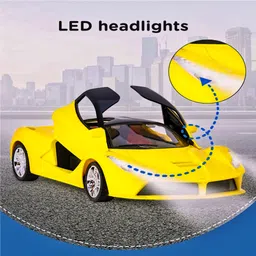 mahi zone Rechargeable Farrari Style Remote Control Car With Opening Doors_RAC-G82A image 2