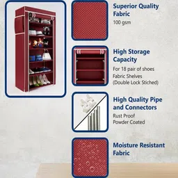 sanamstore PVC Collapsible Wardrobe image 4