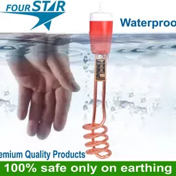 four star FS-1500 WATER PROOF COPPER 1500 W Shock Proof Immersion Heater Rod image 2
