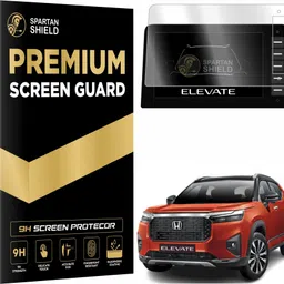 spartan shield Screen Guard for HONDA ELEVATE 2023 Facelift - V VX Models 8 INCH | Company Fit GPS Infotainment System Accessory | Car Audio Display Touch Screen Protector 2025 [Not Tempered Glass]-picture-27