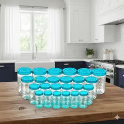 maxtid Plastic Premium 24 Pcs Plastic Container Set for Food Storage Storage Basket-picture-11