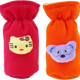 lala maneet Plush Baby Feeding Bottle Cover with Animated Cartoon Design (60ML-125ML, Small)-picture-17