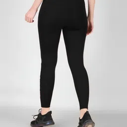 nexstep Solid Women Black Tights image 2