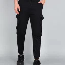 gyrfalcon Men Printed Black Track Pants-picture-26