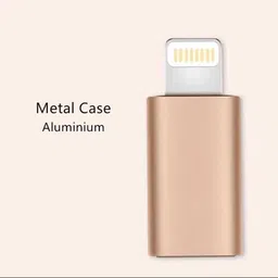 PARANDIVTECH Multicolor Micro USB to 8 Pin Lighting Metal Charger Adapter Converter Phone Converter image 2