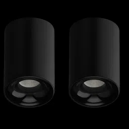 altralights 7W Energy-Efficient Warm White Light Shade Set of 2 Metal Cylinder Recessed Ceiling Lamp-picture-19