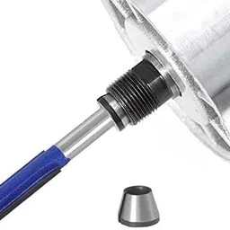 adawat Carbon Steel 1/4 Collet Trimmer Cone (6 mm and 6.35 mm) Rotary Bit Set image 3