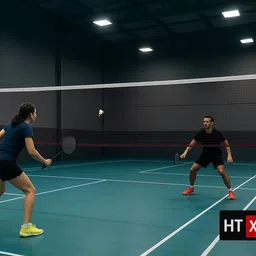 ht xplorix NYLON BADMINTON PRECTICLE NET Badminton Net image 3