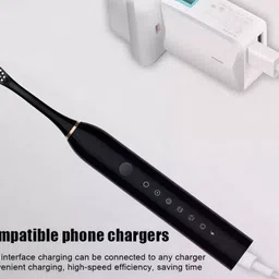 khodal Premium Rechargeable Electric Toothbrush with Soft Bristles and Multiple Modes Electric Toothbrush image 3