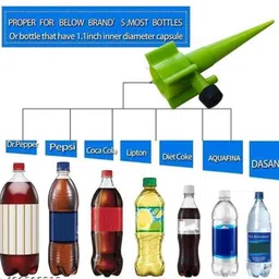 isvara Automatic Plant Watering Spikes - New Leak-Proof Design pack of 6 (green) Drip Irrigation Kit image 4