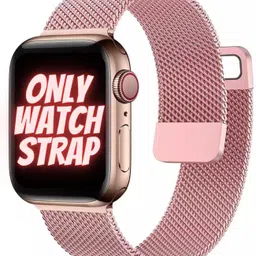 Webilla Stainless Steel 42mm/44mm/45mm Milanese Band with Magnetic Closure Black 45 mm Stainless Steel Watch Strap-picture-21