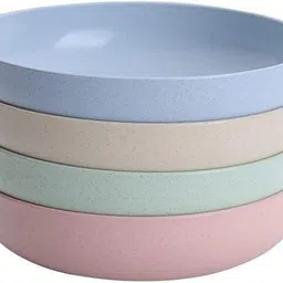 red-rubby Pack of 4 Plastic Round Dinner Set-picture-27