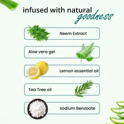 emmara Ayurvedic Face Wipes Neem Tulsi Aloe Lemon Tea Tree Refreshing All Skin image 3