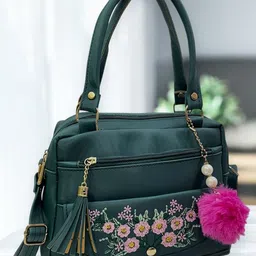 magnifique Clear Women Sling Bag Dark Green Sling bag for Women and Girls / Side bag / Handbag / Cross body bag-picture-36