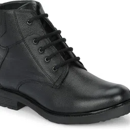 desiderio 100% Genuine Leather Casual Boots for Men Slip-Resistance,Lace Up Boots For Men image 3