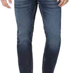 spykar Men Slim Mid Rise Blue Jeans image 1
