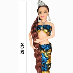 bkdt marketing Magical Doll Toy with Moveable Arms, Legs, Elbow, Hands & Knee with Accessories image 2