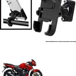 hench 360 Degree Rotating Mirror Universal Bike Mount Holder Version 2 Metal Body Bike Mobile Holder-picture-14