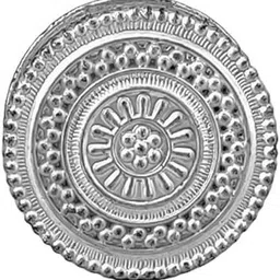 sai praseeda Decorative Non Metallic Silver Finish Kumkum Holders (5 x 5 x 3 cm) - Pack of 6 Tray Serving Set image 3