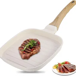 suicune Nonstick Grill Pan for Stove Tops, Versatile Griddle Pan Grill Pan 23.5 cm diameter 1 L capacity-picture-21
