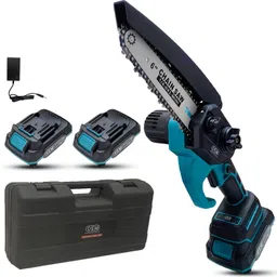 oem 6 Inch Professional Cordless Mini Chainsaw | 21V Powerful Battery Operated Wood Cutter | One-Hand Electric Chain Saw for Tree Cutting & Garden Use Cordless Chainsaw-picture-10