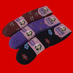 naosucura Women Floral Print Mid-Calf/Crew image 1