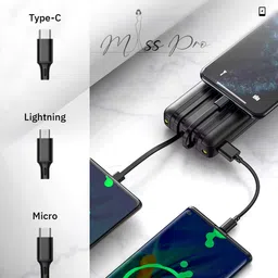 misspro 200000 mAh 18 W Compact Pocket Size Power Bank image 3