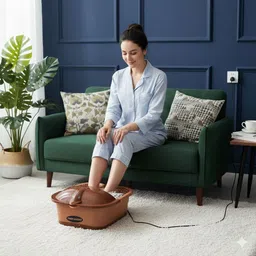 PARCANOFIT Professional Electric Foot Bath Spa Massager: Ultimate Relaxation & Wellness With Infrared Foot Spa Massager With Roller Foot machine Massager image 3