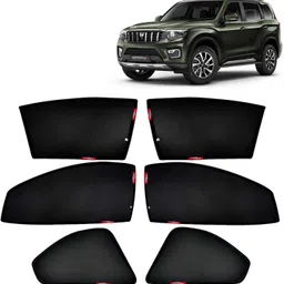 Side Window, Rear Window Sun Shade For Mahindra New Scorpio-image-19