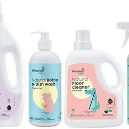 Combo Bottle Wash + Toy Cleaner + Floor Cleaner + Lavender Laundry Detergent-image-2