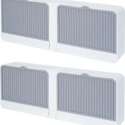 rturo No-Drilling Wall Mounted Soap Box with Double Soap Holder & Drain Tray-picture-45