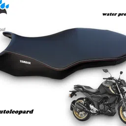 autoleopard FZS VERSION 4.0 BLACK BIKE SEAT COVER Single Bike Seat Cover For Yamaha FZ-S image 3
