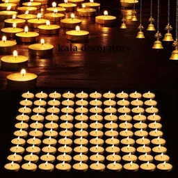 kala decorators Tea Lights Wex Candles Artificial Home Decoration Birthday Anniversary Festival Candle-picture-22