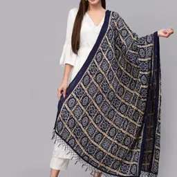stylum Silk Blend Printed Blue Women Dupatta-picture-26