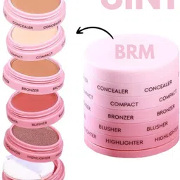 brm traders 6-in-1 Makeup Stack, Smooth & Blendable, Travel-Friendly Makeup Kit(Fair)-picture-19