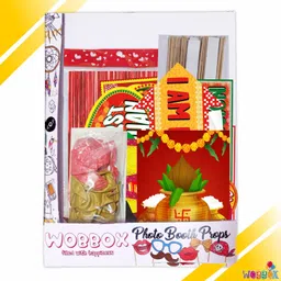 wobbox Annaprashan Props, Annaprashan Banner, Annaprashan Decoration Items(56) Photo Booth Board image 5