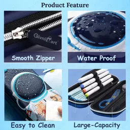 givni mart Universe Space Nature Art Canvas Pencil Box image 4