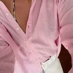 eversoft flow Women Comfort Fit Fit Striped Casual Shirt image 2