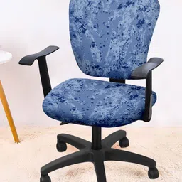 cortina Polyester Abstract 1 Seater Chair Cover-picture-23