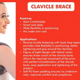 fedora empire Clavicle Brace Posture Corrector Men & Women Adjustable Back Straightener Barces Back / Lumbar Support image 3