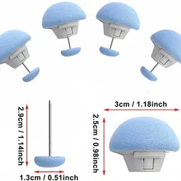 yomith Blanket Clips, Duvet Cover Holding Clips, Quilt Clip Fasteners Aluminium, Cotton Cloth Clips image 5