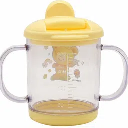 graysee Combo of 3 Baby Safe Silicone Squeeze Fresh Food Feeder Bottle with Food Dispensing Spoon, Infant Food Nibbler Teething Toy Feeding Pacifier and Plastic Sipper Cup-240ml (Multi 15) - 240 ml image 3