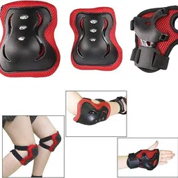 crazybuy Kids/Youth Knee Pad Elbow Pads Guards Protective Gear Set for Roller Skates Skating Guard Combo image 2