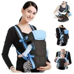 suanikids 4-in-1 Adjustable Cum Kangaroo Bag/Honeycomb Texture Sling/Back/Front Baby Cuddler image 2