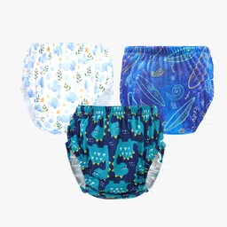 Baby Panty: Boys and Girls Waterproof Printed Panty (Pack of 3)-image-54