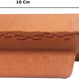 separate way Natural Terracotta Square Foot Scrubber Set of 2. image 4