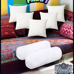 urmila creation Microfibre Bolster Pack of 7 Stripes 2 Bolester 5 Cushion-picture-26